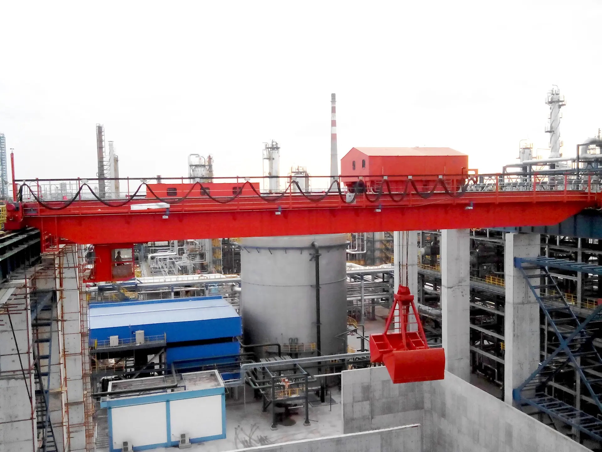 5噸、10噸QZ型雙梁抓斗橋式起重機(jī)（行車）技術(shù)參數(shù)